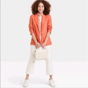 Peachy Linen Lightweight Blazer A New Day size XXL